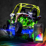 XKGLOW XK-ROCK-ADV 8pc RGB 6W Rock Light App Controlled Bluetooth Advanced Kit