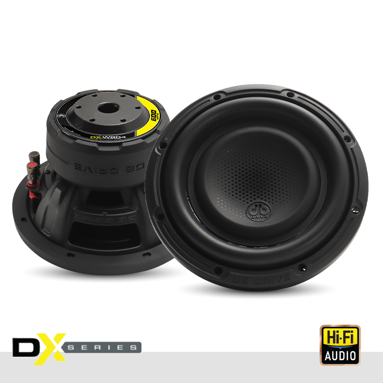 DB Drive DX-W8D4 : DX 8" Dual 4-Ohm Subwoofer