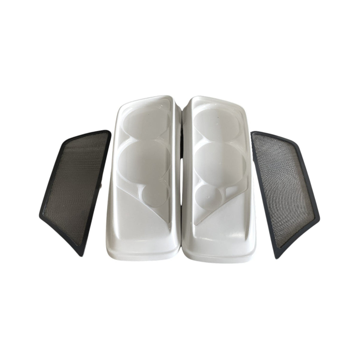 Insane Asylum D65B Bond On Lids: Dual 6.5" Fiberglass Speaker Lids (2014-2023)