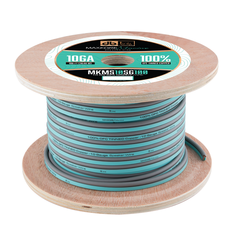 DB Link MKMS10SG100 : 100' 10Ga Maxkore Marine Sea Green/Gray, 100% OFC, TINNED Anti-Corrosive Wire Roll